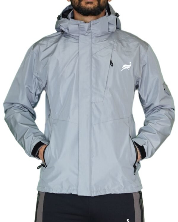 Kosciuszko 2228m Premium Waterproof Rain Jacket Grey