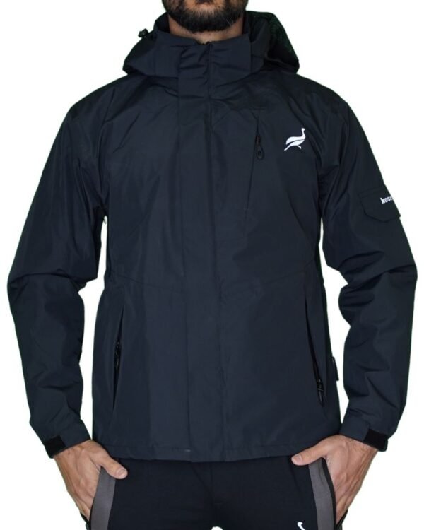 Kosciuszko 2228m Premium Waterproof Rain Jacket Black